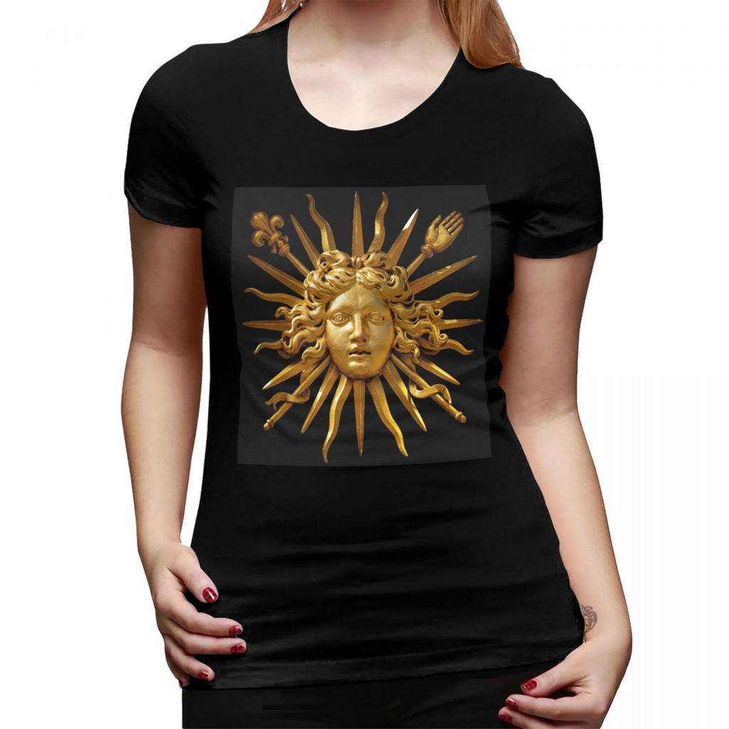 Symbol Of Louis XIV The Sun King TShirt for Women ONeck Streetwear T Shirts Womens Tees Short Summer Clothes Tops