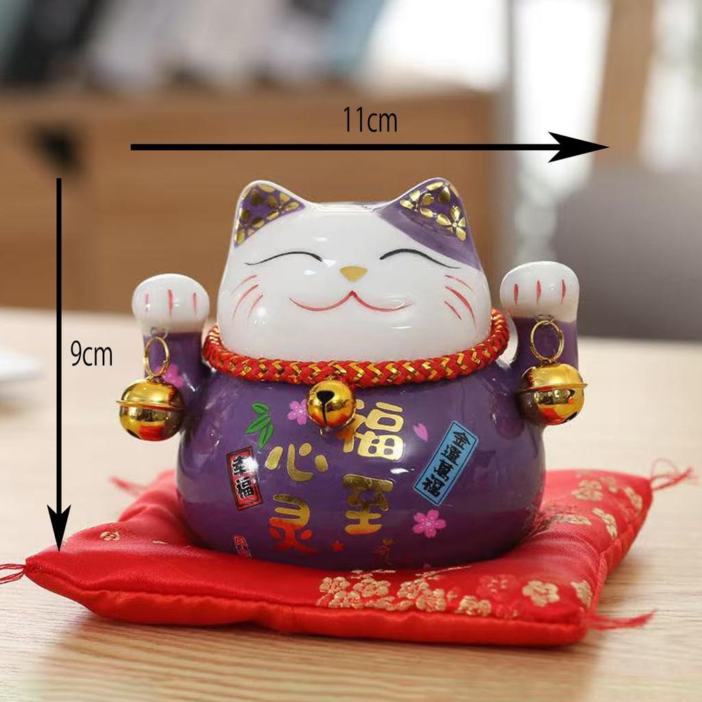 Украшение в виде копилки «Счастливый кот» Удача Увеличение денежной удачи Керамические изделия Украшение для интерьера Входная группа Манекинеко Украшение для процветающего бизнеса Стильный