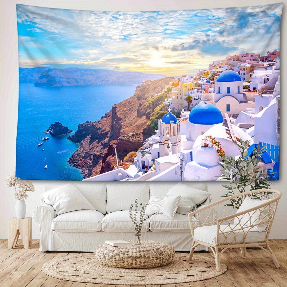 Venice Bay Scenery Tapestry - Versatile Wall Hanging for Home Decor, Perfect for Bedroom & Living Room, Durable Polyester, Easy Care
