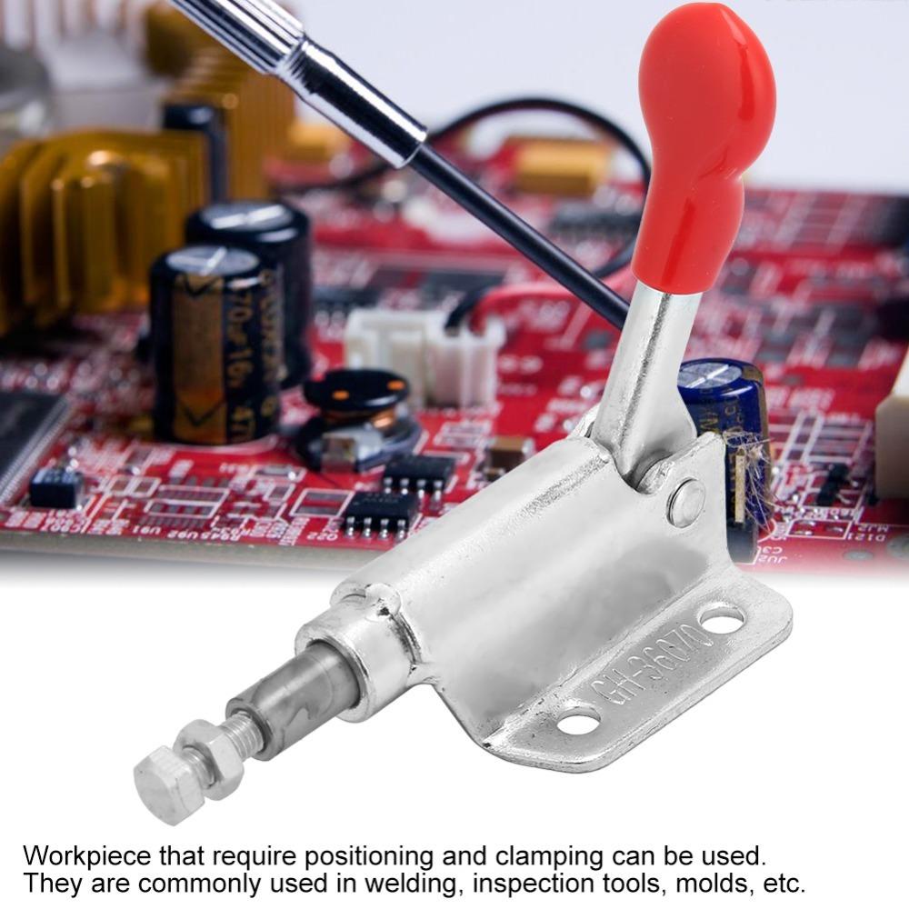 2pcs Pull Button Quick-Release Quick Release Clamp Adjustable Toggle Clamp For Machinery Fixtures