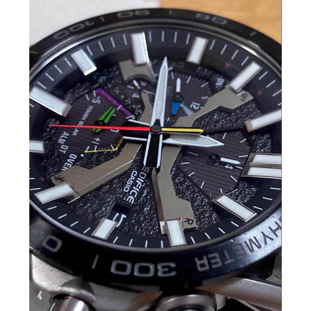 Б/у редкий! Хороший продукт! CASIO EDIFICE Sospensione Solar Хронограф EQB-2000YDC-1AJF