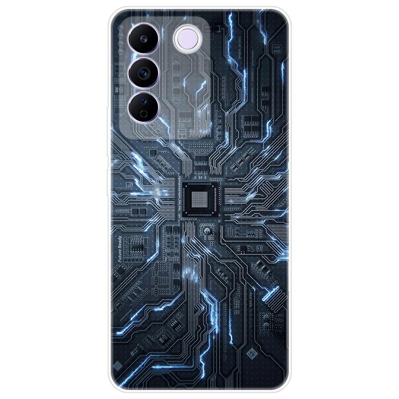 For Vivo V27e V 27e Case Soft Silicone Back Cover Cartoon Phone Case Diversification