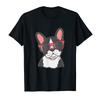 Boston Terrier Sunglasses Gift Boston Dog T-Shirt Summer Shirt