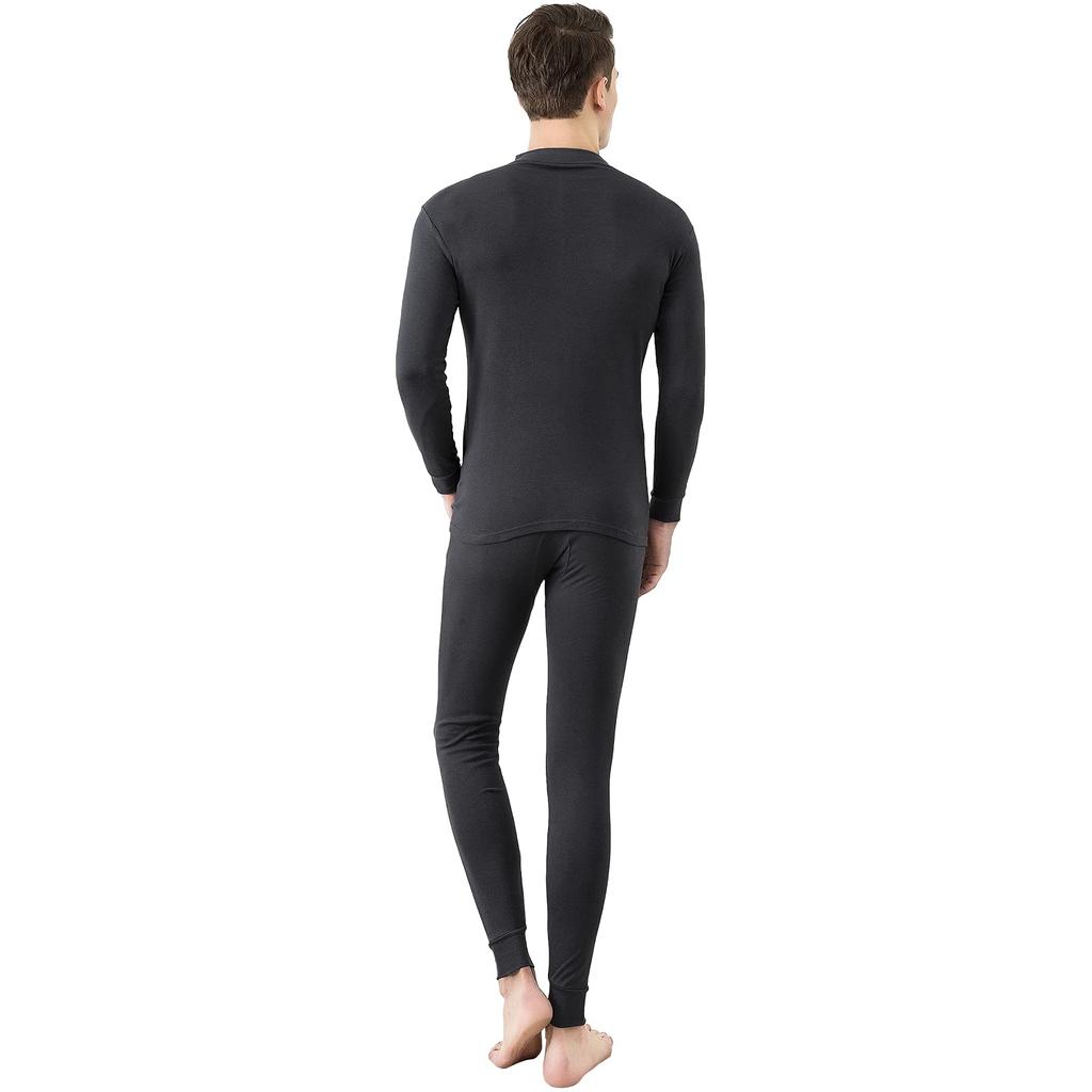 Теплый внутренний верх и низ Высокий холодный чистый теплый длинный рукав открытый длинный термобелье M [Sillictor] Комплект, шея, защита, хлопок, технология, рубашка, спереди, колготки,