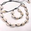 1 шт. Натуральный простой повседневный женский подарок Модный универсальный регулируемый браслет-ракушка из морской веревки, набор ожерелий, ювелирное ожерелье