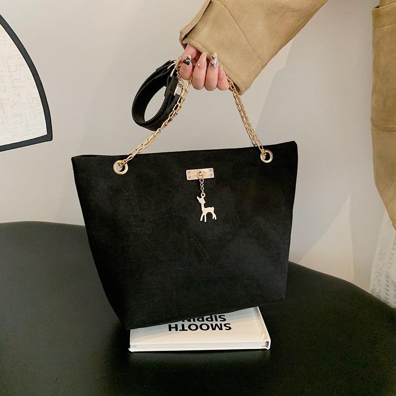 Бархатная Мягкая Модная Цепочка На Плечо Сумка Для Женщин Универсальная Летняя Сумка-Тоут