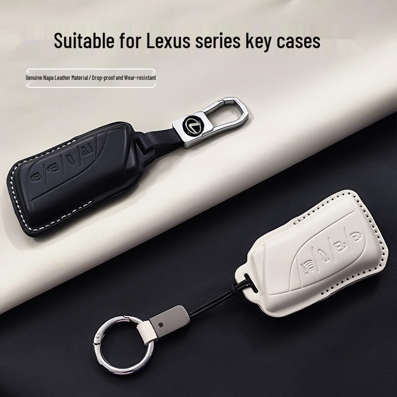 Оригинальный кожаный чехол для ключей Lexus для ES200, LS500H, UX260, NX, RZ, GX, RX300, ES300