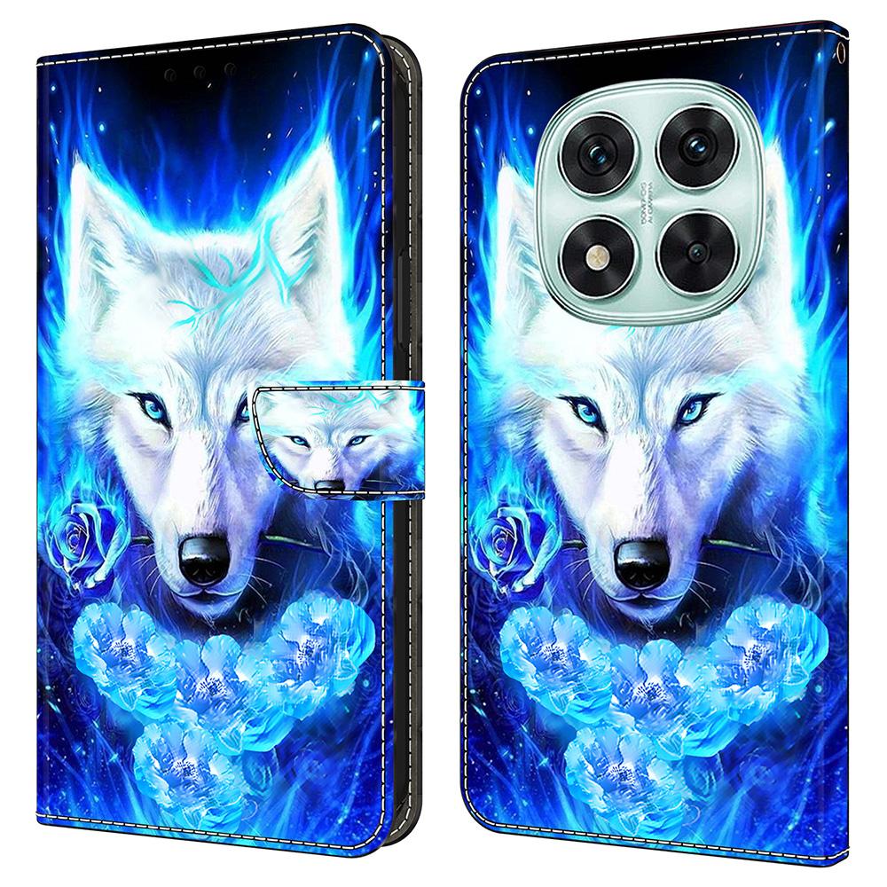 Кожаный чехол с рисунком для Xiaomi Redmi Note 14 Pro+ 5G, кошелек-подставка, откидная крышка для телефона