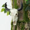 Подвеска в виде головы коровьего черепа, настенная подвеска, Longhorn, украшение в виде головы коровьего черепа, статуэтки, модные ностальгические украшения для дома, Хэллоуина