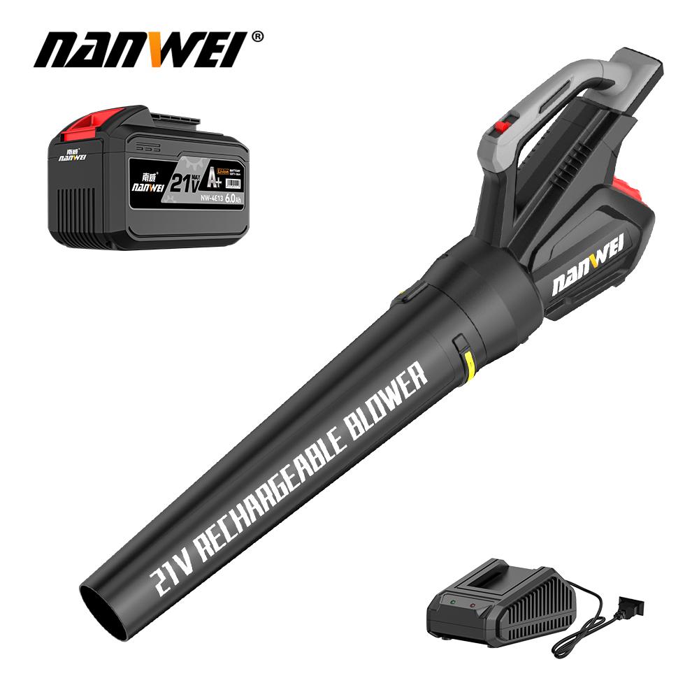 NANWEI Воздуходувка 13-ступенчатая мощность ветра 21 В 22500 об/мин