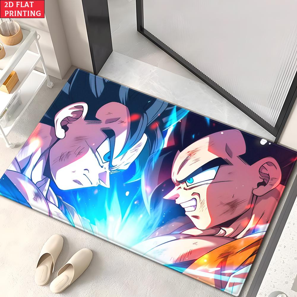 Anime Martial Arts Tournament Doormat,2D Print Absorbent Floor Mat,Entrance Rug for Bathroom Living Room Kitchen Home Decor Gift