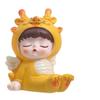 Resin Dragon Baby Ornament Auspicious Dragon Statue Cute Dragon Figurine  Children