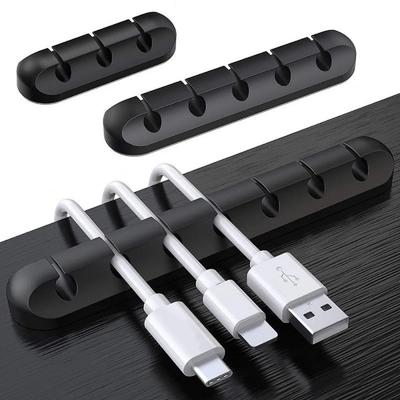 Силиконовый сортировщик USB-кабелей, обертка, зажим для организации чистоты на рабочем столе, держатель для кабелей, сортировщик проводов для мыши и наушников, органайзер для кабелей