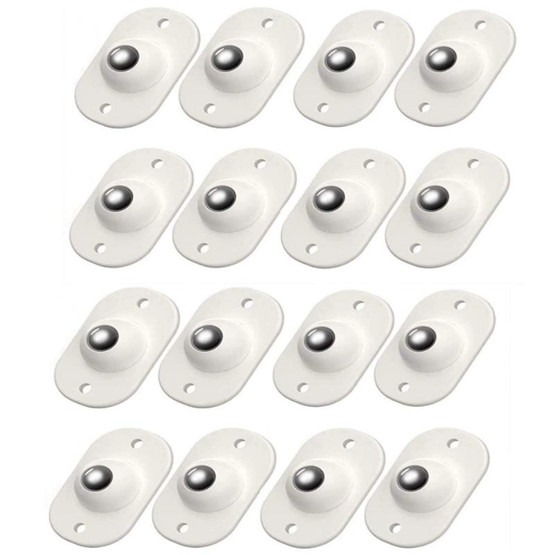 8/16 шт. самоклеящиеся мини-поворотные колеса из нержавеющей стали, универсальный шкив с вращением на 360 градусов для ящика для хранения мебели