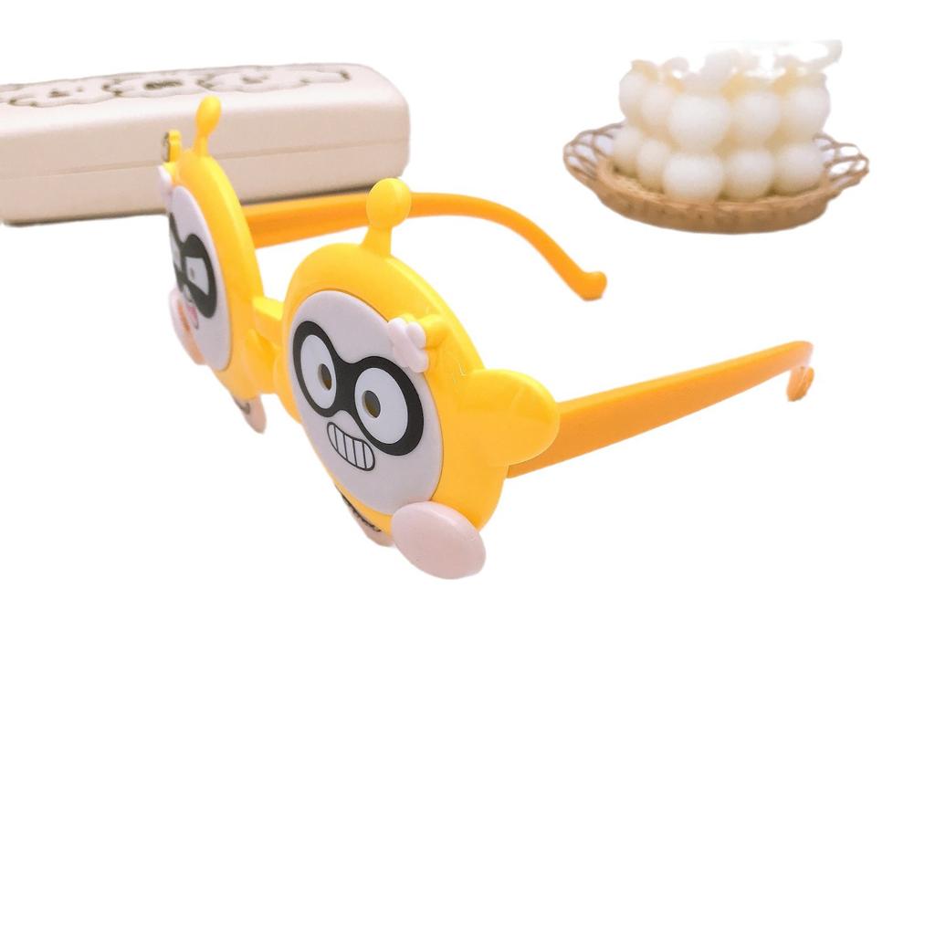 Детские солнцезащитные очки для путешествий, солнцезащитные очки с силиконовой поляризацией, солнцезащитные очки для девочек, очки с изображением панды из мультфильма