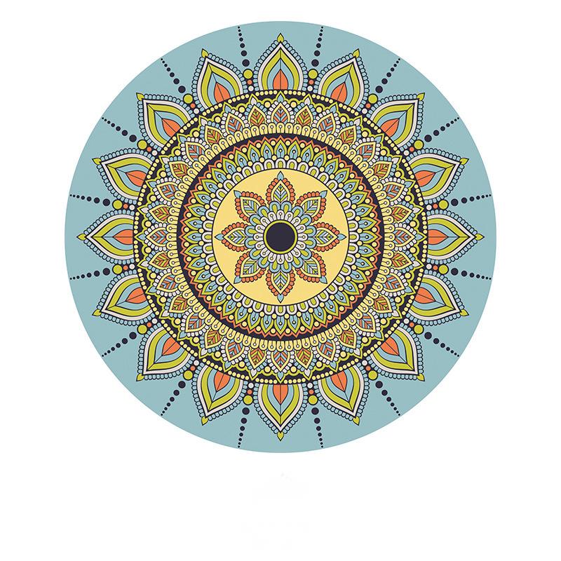 Ковер Ретро Богемный Круглый Прикроватный Геометрический Коврик Гостиная Домашний Декор