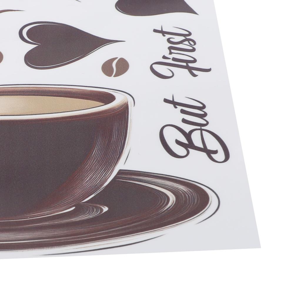 1 шт. Наклейки на стену Креативная вывеска «Кофейная чашка» Стена для DIY украшения дома ПВХ наклейки Кофейные декоративные аксессуары