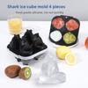 Shark Popsicle Molds Animal Shape Ice Maker Funny Ice Ball Mold  for Summer