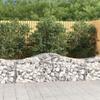 VidaXL 10x Arched Gabion Baskets Arched Gabion Cages Gabion Walls Garden Fences Terrace Outdoor 3145606