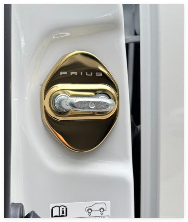 TADOKAPATU Toyota Prius 50 Series 60 Series Striker Cover Door Lock Cover Plating Accessories