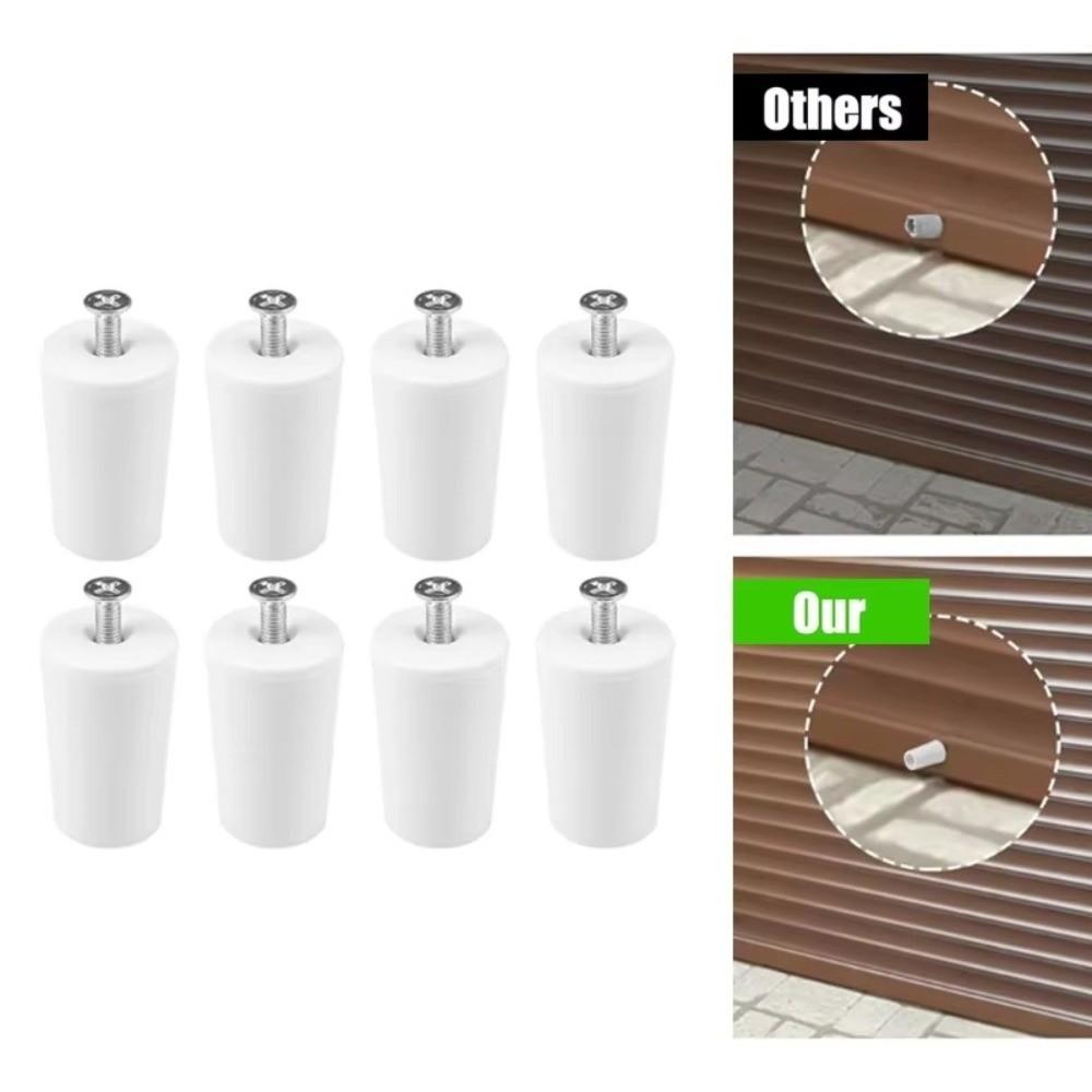 8PCS White Roller Shutter Stops Plastic Blind Stopper Parts Roller Shutter Repair Parts