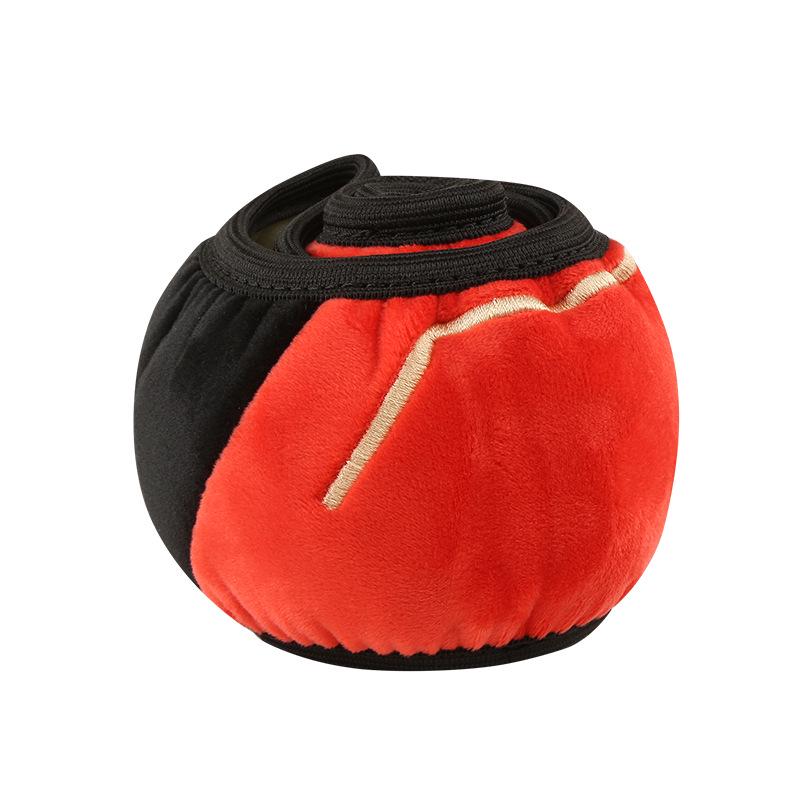 Зимняя оплетка на руль с цветными блоками - Удобная и теплая, универсальная посадка