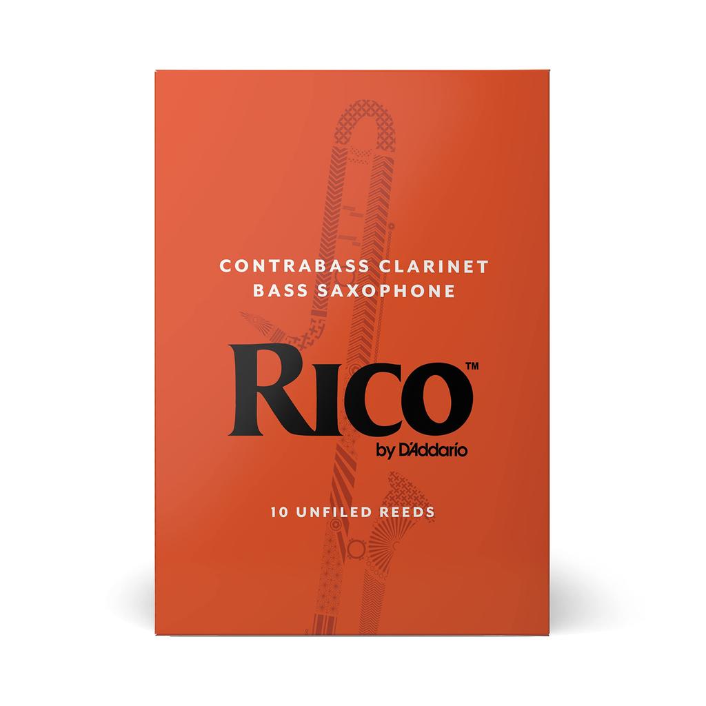WoodWinds Reed for Contrabass Clarinet RICO RFA1020 10 Pieces D'Addario D'Addario [Hardness 2.0] []