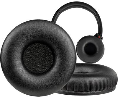 SOULWIT Сменные амбушюры и подушечки для беспроводных наушников Sony WH-XB700/WH XB700, протеиновая кожа, подушечки для головы из пены высокой плотности, черные