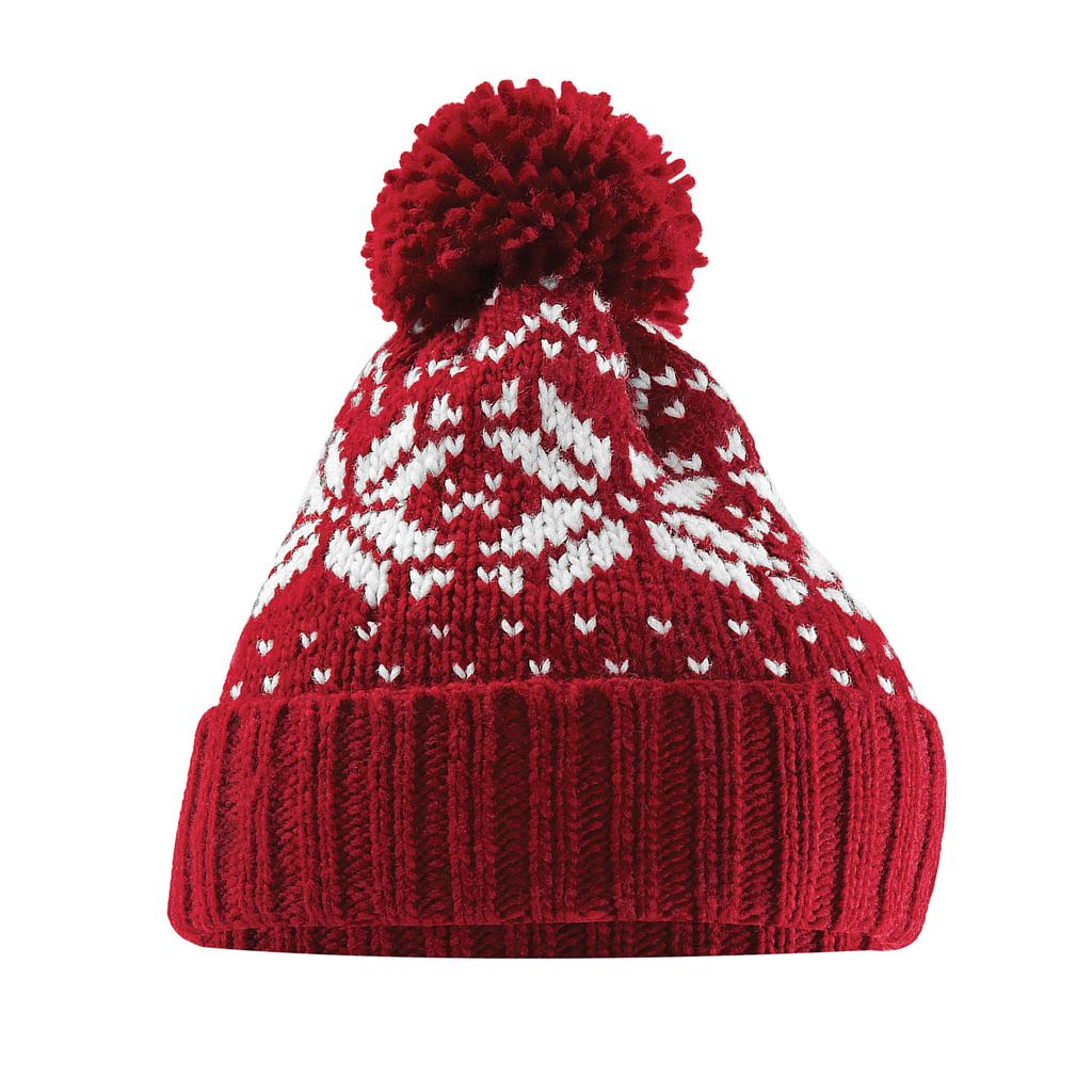 Beechfield Fair Isle Snowstar Beanie