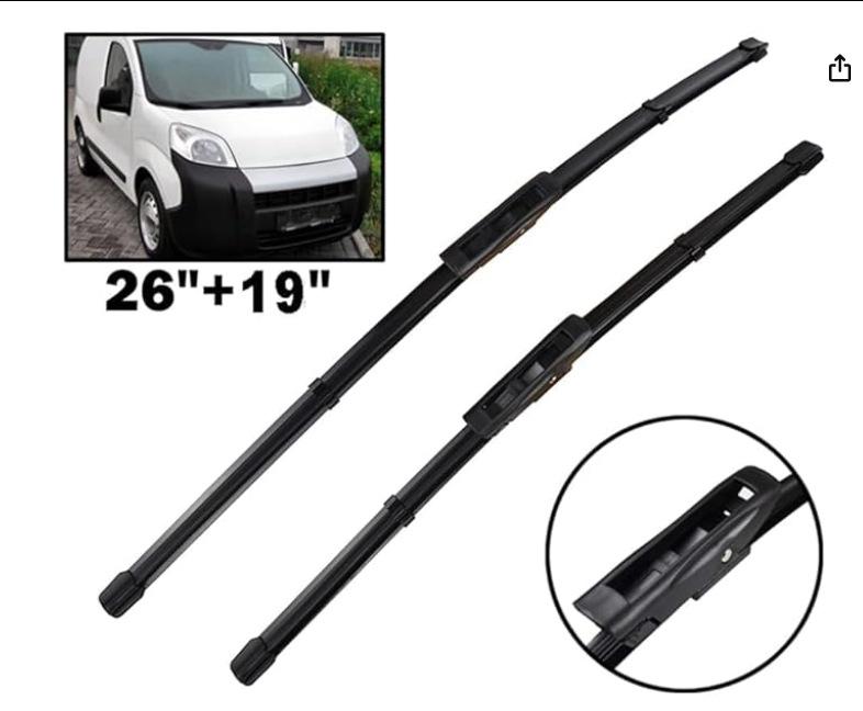 Подходит для Citroen Nemo 2008-2013 26+19 дворниковых щеток