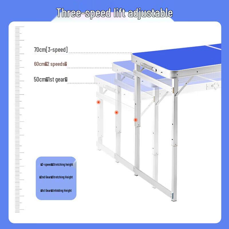 FUTLSLY 1.2m Folding Picnic Table & 4 Chairs Set