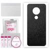 apgo Protective Skin Sticker for the Back Compatible with Nokia 6.2, Wrap Film, Foil, Vinyl - Pattern Black Honeycomb