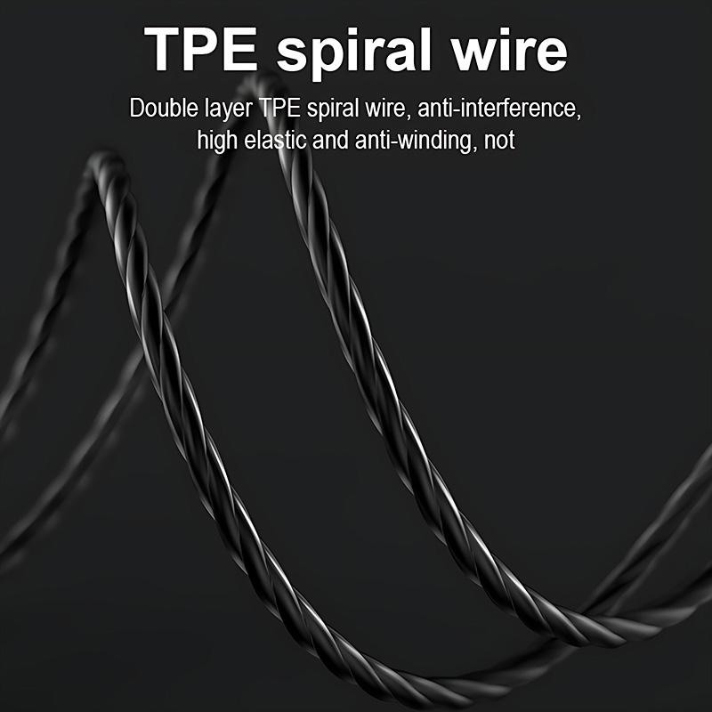 HIFI Heavy Bass Wired Earphone 3.5mm AUX In Ear Gaming Headset Dynamic Music Headphones Stereo Noise Cancelling Earbuds With Mic