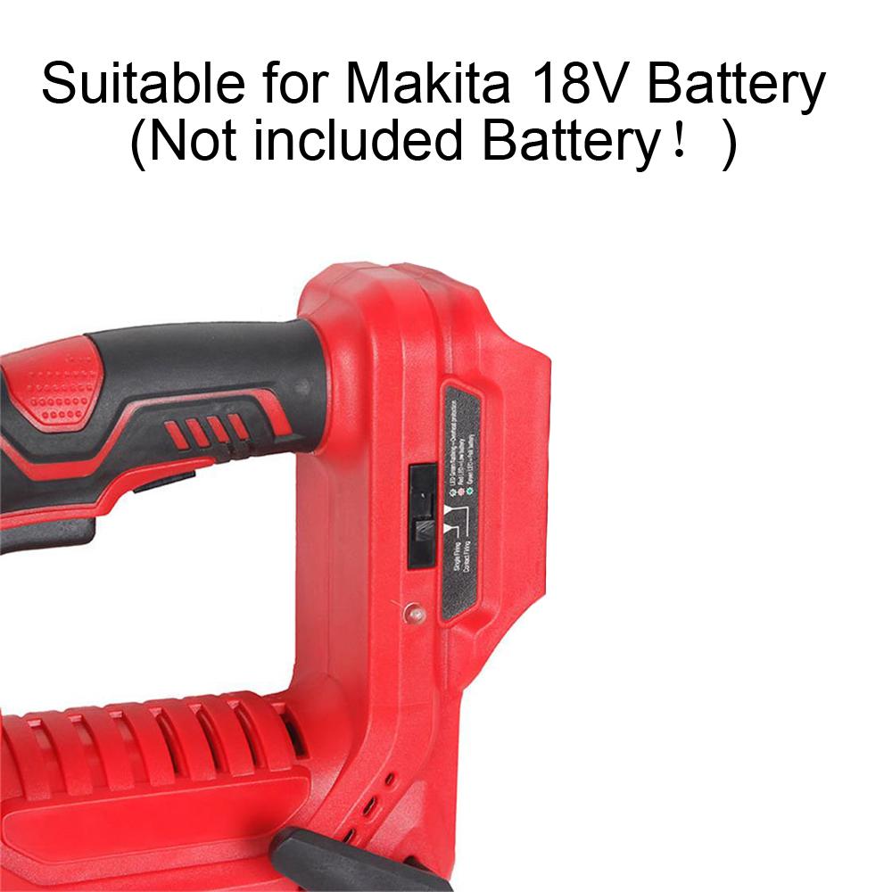 18 В беспроводной электрический 2 в 1 гвоздезабивной пистолет/степлер с 200 шт. F50 и 9032(К432) Совместимость с гвоздями для литиевой батареи серии B 18 В