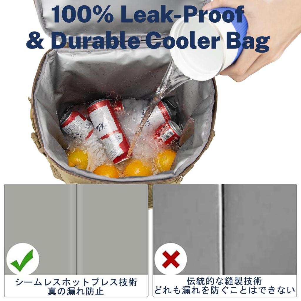 HP hope 30L Cans Insulated Backpack Large Capacity Cooler Box Insulated Backpack Thermal Insulation Fishing Camping Cooler Box Cooler Bag Thermal