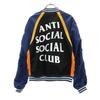 Неиспользованная коллаборация ANTI SOCIAL SOCIAL CLUB Летная куртка L-2B с логотипом на спине Мужская Б/У