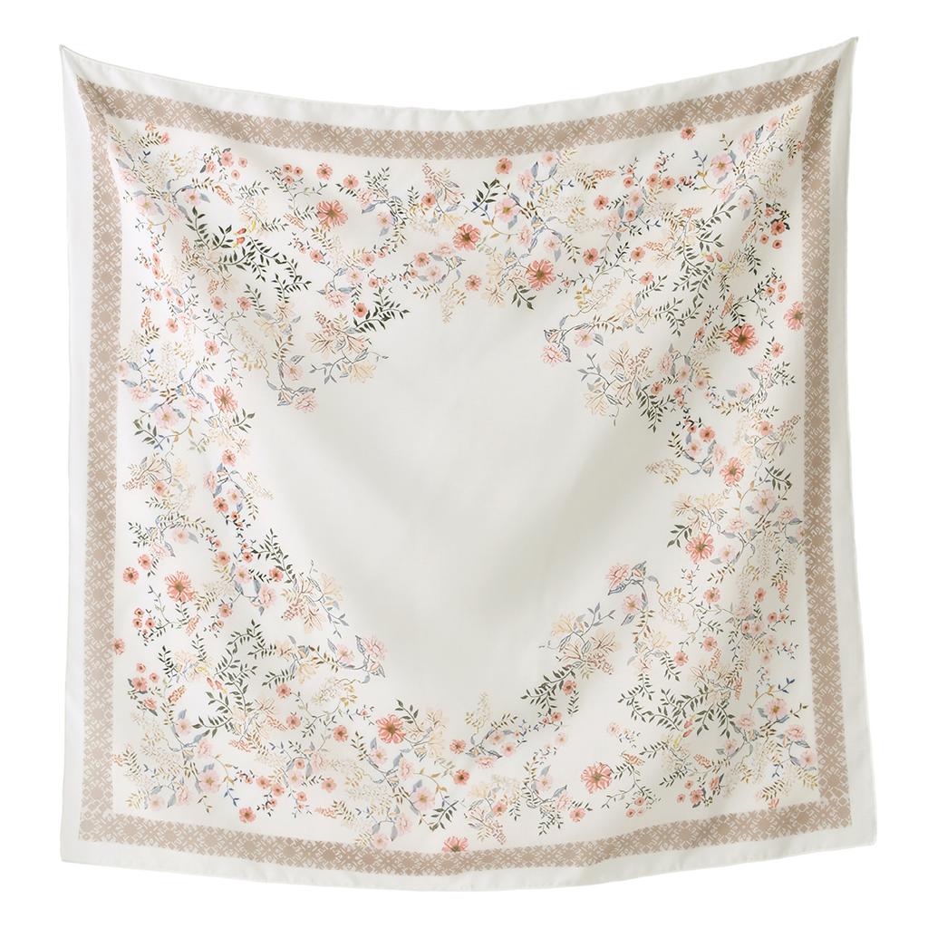 Newest Style Women Scarf Square Tencel Printed Handkerchief Fashion Temperament Beach Sunscreen Shawl