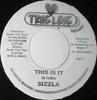 7inch Record SIZZLA - This Is It NONE True Love Recor 2001 Jamaica Reggae, Ska & Dub Used