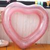 Inflatable Swimming Pool Rings, Heart Shaped Swimming Pool Float Loungers Tube