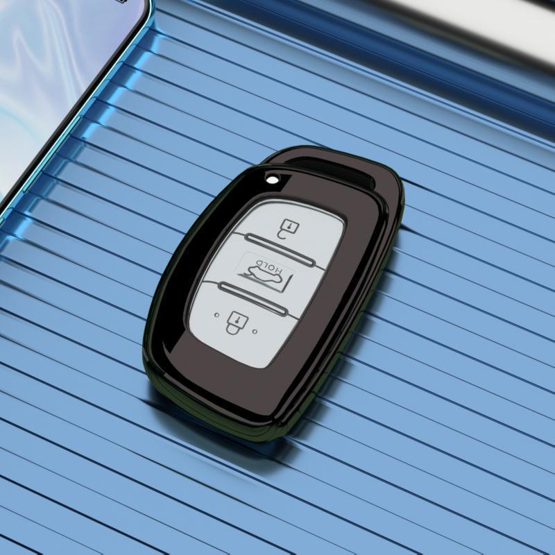 Чехол-брелок и цепочка с пряжкой для Hyundai Tucson 2015-2020 - Совместим с моделями Beijing 19 и 2018.