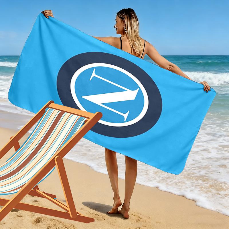 NAPOLI 2D Flat Print Beach Towel, Large Soft Quick Dry Towel for Beach Camping SwimmingDSTJ0925141