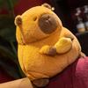 Capybara Plush Doll Pillow Soft Kawaii Stuffed Animal Toy for Kids Adults Capybara Hugging Capybara Cuddly Rodents Doll Gift for Birthdays Valentines