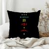 Rapper The WWeekndS Hurry Up Tomorrow Pillow Case Bedroom Sofa Living Room Backrest Decoration Square Cushion Nap Time