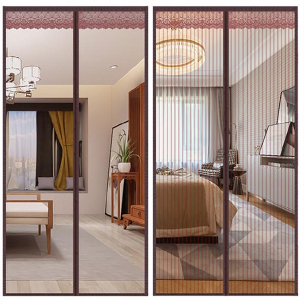 Декор для дома, магнитный экран, дверные шторы, противомоскитная сетка, сетка от насекомых, сетчатая дверная занавеска, свободные руки