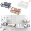 Kitchen Bathroom Wall Storage Shelf Hanging Rack Corner Basket Holder Organizer