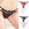 Женские сексуальные кружевные полые стринги, трусы-стринги, трусики, нижнее белье, нижнее белье