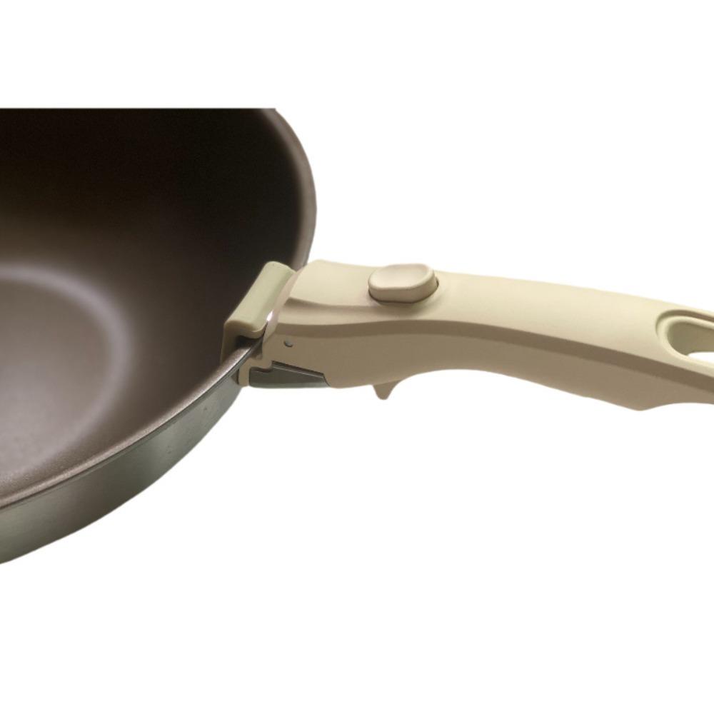 Защищающая от ожогов съемная ручка для сковороды Эргономичный зажим-заменитель для кастрюли Миска