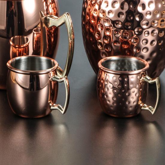 60 мл кружка «Московский мул» из нержавеющей стали, пиво, вино, вода, молоко, кофе, чашка, посуда для напитков