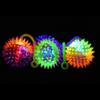 Decoration Glowing Hair Flash Ball Led Light Up Toy Glowing Elastic Ball Toy Elastic Glow Hair Ball
