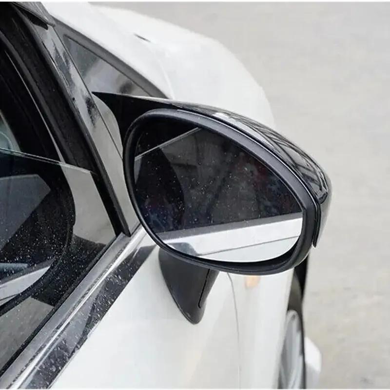 For Fiat Punto 500 2009 2010 2011-2018 ABS Car Rearview Side Mirror Cover Wing Cap Exterior Door Trim Adhesive Sticker Parts